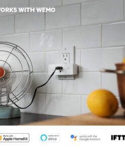Wemo Mini Smart Plug, WiFi Enabled, Works with Alexa, Google Assistant & Apple HomeKit 32 61c X582LL