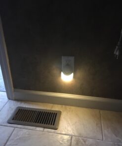 Amerelle Motion Sensor Night Light - LED Plug In Night Light With Sensor That Lights Up When It Auto Detects Motion - Wide 100 Degree Detection Zone - Ideal for Bathroom & Nursery - (73092CC) 1 42 61c s8qcQtL