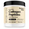 Perfect Keto Collagen Peptides Protein Powder with MCT Oil - Grassfed, GF, Multi Supplement, Best for Ketogenic Diets, Use as Keto Creamer, in Coffee and Shakes for Women & Men - Salted Caramel 16 61c1mS4BLL 3