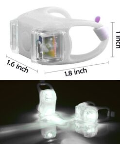 Botepon 2Pcs Boat Kayak Battery Navigation Lights Safety Lights Boat Bow Lights Stern Lights Bike Lights Pet Lights Night Running Lights with 3 Modes Lithium battery White 11 61c2gpnjhXL