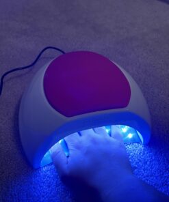 SUNUV SUN2C 48W UV Light for Nails, UV LED Nail Lamp with 4 Timer Settings, User-Friendly LED Nail Light Compatible with All Gel Types, Quick Drying Nail Dryer Pink 38 61c3LpvqVCL