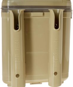 Engel UC19 19qt Leak-Proof, Air Tight, Fishing Drybox Cooler with Built-in Fishing Rod Holders, Also Makes The Perfect Small Hard Shell Lunchbox for Men and Women Tan 13 61c5HFdUnL