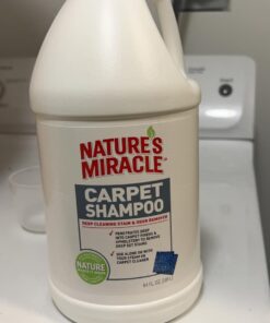 Nature's Miracle Carpet Shampoo, Deep-Cleaning Stain and Odor Remover 64 Ounce Original 64 Fl Oz (Pack of 1) 34 61c5Rav2XAL