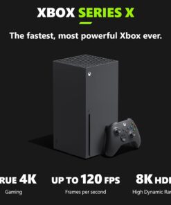 Alternative view of Xbox Series X 1TB SSD Console - Includes Wireless Controller - Up to 120 frames per second - 16GB RAM 1TB SSD - Experience True 4K Gaming Velocity Architecture Xbox Series X Console Only
