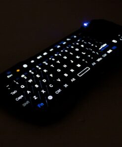 Fosmon Mini Bluetooth Keyboard (QWERTY Keypad), Wireless Portable with Touchpad, Compatible with Apple TV, Amazon Fire Stick, PS4, PS4 Pro, PS5, HTPC/IPTV, VR Glasses, Smartphones 27 61cARzIVCZL