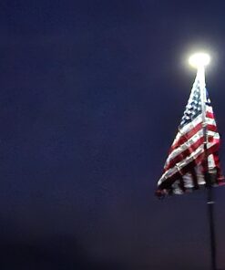 Sunnytech 2nd Generation Solar Flag Pole 20led Light, Brightest, Most Powerful, Longest Lasting & Most Flag Coverage, LED Downlight Light up Flag on Most 15 to 25Ft Flagpole, Upgraded Electric Circuit,White White 41 61cAzF9SVgL 1