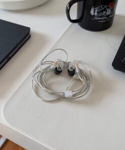 Shure SE215-CL Sound-isolating Earphones - Clear 3.5mm Cable 32 61cCStf4E L