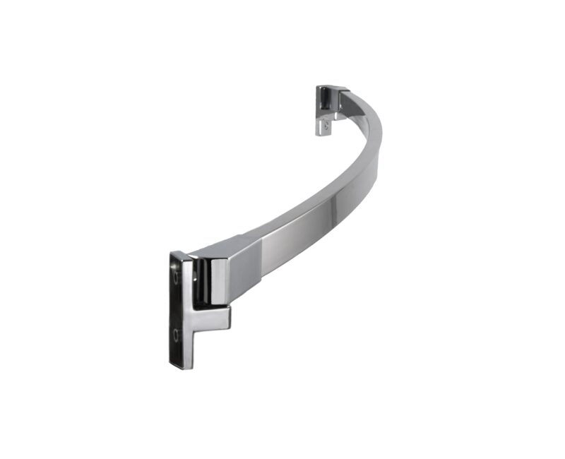 Catalog 6 Preferred Bath Accessories 112-5SS Curved Shower Rod, Polished Chrome