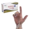 Dynarex Safe-Touch Vinyl Disposable Exam Gloves, Powder-Free, Food Safety and Compliance, Ambidextrous, Clear, Medium, 1 Box of 100 Safe-Touch Vinyl Disposable Exam Gloves 3 61cG2CRbOqL
