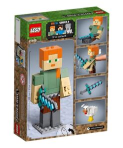 LEGO Minecraft Alex BigFig with Chicken 21149 Building Kit (160 Pieces) (Discontinued by Manufacturer) 16 61cG9Q6fMAL