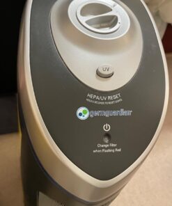 GermGuardian Air Purifier with HEPA 13 Filter, Removes 99.97% of Pollutants, Covers Large Room up to 915 Sq. Foot Room in 1 Hr, UV-C Light Helps Reduce Germs, Zero Ozone Verified, 28", Gray, AC5000E 44 61cGD9YMiOL