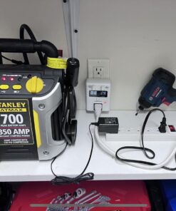 STANLEY J5C09 Portable Power Station Jump Starter 1000 Peak Amp Battery Booster, 120 PSI Air Compressor, USB Port, Battery Clamps 1,000 Peak Amps 53 61cGbbNpLKL