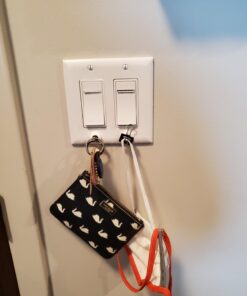 KeySmart KeyCatch - A Modern Magnetic Key Rack - Easy Installation Key Holder - Screws Into Lightswitch Panel - Strong Magnet (6-Pack) 38 61cHLqcNrYL