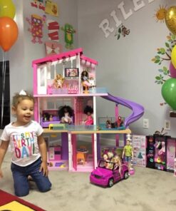 Barbie Dreamhouse Dollhouse with Pool, Slide and Elevator Standard Elevator 113 61cHftYCU3L