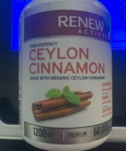 Organic Ceylon Cinnamon Supplement Capsules: All Natural Vegan Cinnamon Pills - Antioxidant Support for Healthy Joints, Circulation and Digestion - 60 Veggie Capsules 24 61cHwTxl60L