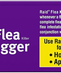 Raid Flea Flogger Plus Killer, Kills Fleas and Hatching Eggs (3 Count (Pack of 3) 11 61cMMRCK7OL