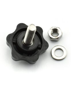 LQ Industrial 6-Set #32 M6x20 Hand Tighten Screw Kit Quick Removal Fasteners 304 Stainless Steel Torx Hard Top Thumb Screw with Washer and Nut 6 61cQ jAGSEL