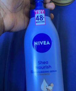 NIVEA Shea Nourish Body Lotion, Dry Skin Lotion with Shea Butter, 16.9 Fl Oz Pump Bottle 16.9 Fl Oz (Pack of 1) 40 61cQ2TW1z9L