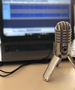 SAMSON Meteor Mic USB Studio Condenser Microphone (Chrome) Chrome Studio Microphone 48 61cQ8B1treL