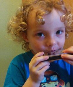 Swan 10 Hole 20 Tones Harmonica Key of C Blues,Mini Harmonica for Beginners 1020 Key of C Silvery 15 61cQ9GWajOL