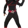 Stealth Ninja Child Costume S (6-8) Black 31 61cUgVYMdgL