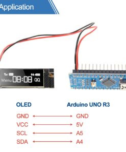 MakerFocus 2pcs I2C OLED Display Module 0.91 Inch I2C SSD1306 OLED Display Module White I2C OLED Screen Driver DC 3.3V~5V for Ar duino 22 61cUjAJr eL
