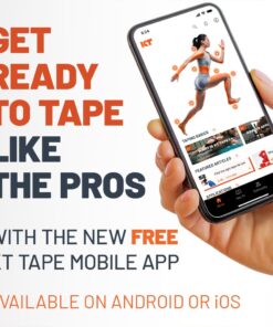 KT Tape, Pro Synthetic Kinesiology Athletic Tape, 20 Count, 10” Precut Strip Jet Black 26 61cVNQOVgPL