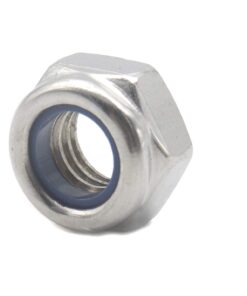 100Pcs M3 x 0.5mm 304 Stainless Steel Self-Lock Nylon Inserted Hex Lock Nuts, Self Clinching Nuts 13 61cWH1OKyzL