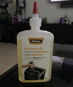 Fellowes Powershred Performance Shredder Oil, 12 oz. Extended Nozzle Bottle (35250) 12 Fl Oz (Pack of 1) 29 61cX6rh2eL