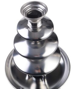 4 Tiers Commercial Stainless Steel Hot New Luxury Chocolate Fondue Fountain - Quickly And Directly Melt Chocolate, Adjustable Stanza Temperature, Heat Stability - Easy To Clean And Easy To Set Up 11 61cYvoNbTkL