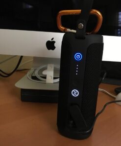 Tribit StormBox Bluetooth Speaker - 24W Portable , 360° Full Surround Sound, Enhanced Bass, Wireless Dual Pairing, IPX7 Waterproof, 20-Hour Playtime, 66ft Bluetooth Range Outdoor Speaker black 32 61cYzPv JL