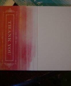 Ombre Watercolor Thank You Note Cards / 36 Greeting Card Set With Envelopes / 6 Colorful Thank You Designs Ombre Watercolor 33 61cZ188q6L