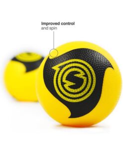 Spikeball Pro Kit (Tournament Edition) - Includes Upgraded Stronger Playing Net, New Balls Designed to Add Spin, Portable Ball Pump Gauge, Backpack - As Seen on Shark Tank TV Black & Yellow 13 61cZCMoE9oL