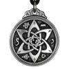 Pewter Talisman for Poets Writers and Actors Pentacle Pendant - 1.25 Inch Diameter 18 61cZnifjeaL