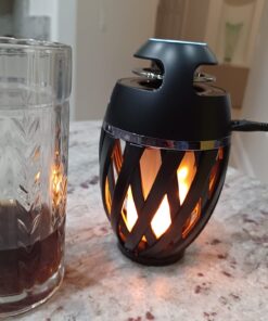 Gifts for Men, Him, Outdoor Bluetooth Speaker, Unique Gifts for Men Him Dad, Wireless Speaker Waterproof with Torch Light, BT5.0 with HD Audio and Enhance Bass, Birthdays Gifts for Men Her Women Black 52 61cdC5lOpL