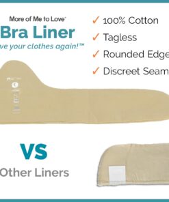 More of Me to Love Ultra Soft Cotton Bra Liner (Pack of 3) Size L, Black - 2" Thin Band 12 61ceOWzHJL 1