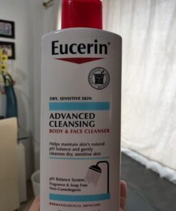 Eucerin Advanced Cleansing Body & Face Cleanser - Fragrance & Soap Free for Dry, Sensitive Skin - 16.9 fl. oz Bottle 18 61ceoOIvSXL