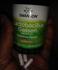 Swanson Lactobacillus Gasseri - Probiotic Supplement Supporting Digestive Health with 3 Billion CFU - Design-Release Satiety & Fat Metabolism Support - (60 Veggie Capsules) 1 27 61cf4 kxSqL