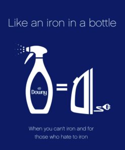 Downy Wrinkle Releaser Fabric Spray, Light Fresh Scent,33.8 Fl Oz (Pack of 2) 33.8 Fl Oz (Pack of 2) 30 61cgBcEVuS