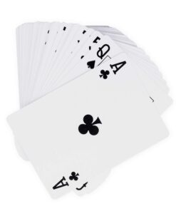 Alternative view of Giant Jumbo Deck of Big Playing Cards Fun Full Poker Game Set - Measures 5" x 7"