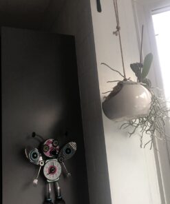 Gray Bunny 2 Pack Outdoor Plant Hanger Hook, 6” Hand Forged Straight Iron Wall Hooks for Bird Feeders, Lanterns, Wind Chimes, Patio Decor - Black 28 61ci2Jsj9L