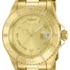 Invicta Men's Pro Diver 40mm Gold Tone & Rose Gold Tone Stainless Steel Quartz Diamond Accented Watch, Gold/Rose (Model: 12820, 12821) Gold-Tone/Silver-Tone