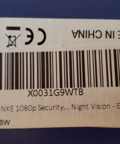 ANNKE 1080p Security Camera 4-in-1 CCTV Bullet Wired Cam, AHD/TVI/CVI/CVBS, Analog Surveillance Video Add–On Camera for Indoor/Outdoor Use, 100ft Clear Night Vision (Power Adapter Not Included) - E200 Black 54 61cj8Oo7NZL