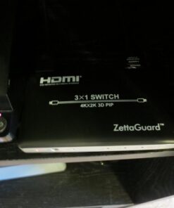 Zettaguard 4K x 2K 3 Port 3 x 1 HDMI Switch with PIP(Picture in Picture) and IR Wireless Remote Control, HDMI Splitter Switcher Hub Port Switches (ZW310) 35 61cj8ZFI9 L