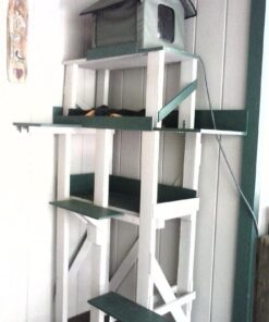 K&H Pet Products Outdoor Heated Kitty House - Heated Cat House Cat Shelter Olive/Olive 19 X 22 X 17 Inches 50 61cjptSQ74L