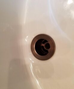 KES Bathroom Faucet Vessel Vanity Sink Pop Up Drain Stopper with Overflow Oil Rubbed Bronze, All Metal Rustproof Brass and 304 Stainless Steel, S2008A-ORB With Overflow, 1 Pack 39 61ckCdeZNPL