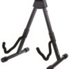 Amazon Basics Adjustable Guitar Folding A-Frame Stand for Acoustic and Electric Guitars with Non-Slip Rubber and Soft Foam Arms, Fully Assembled 37 61cliBBijoL