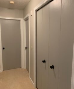 Schlage F40 GEO 622 Georgian Door Knob, Bed & Bath Privacy Lock, Matte Black 23 61cndugdESL