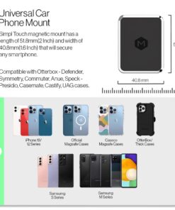 Mighty Mount Universal Car Mount for Smartphones - 360 Flexibility, Super Strong Hold, Easy Installation, Secure Hold Windshield Mount 12 61cp9nvCJyL