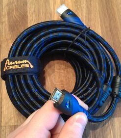 AURUM CABLES 30ft HDMI Cable 4K@60Hz Ultra HD, High Speed with Ethernet HDMI Cable Braided Nylon & Gold Connectors, ARC, CL3 Rated - Compatible with TV, PC, Monitor, Laptops, PS3, PS5, PS4 30 FT 1 Pack 13 61cqCdA47 L